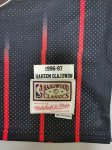 NBA 34 Olajuwon Rockets 1996-97 Maillot Retro noir